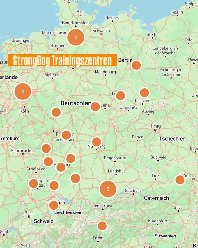 🎉 Das coolste Rudel sagt: The next please…wir werden immer internationaler!😱💥 Unsere StrongDog Trainingszentren wachsen weiter und das mit voller Power! 🚀 Im Juni 2026 heißen wir die neuen Standorte Gladbeck, Schwäbische Alb, Zürcher Oberland in der Schweiz und St.Pölten in Österreich herzlich willkommen. 🐾🔥

Wir feiern nicht nur Orte, wir feiern Menschen, die für den Zughundesport brennen, so wie wir es tun. 🔥 Willkommen im coolsten Rudel, liebe Nicole von @hundeschule_am_schlosspark liebe Melanie von @dogworklifebalance liebe Simona von @sommeraudogs und liebe Alex von @lifereloaded.hundeakademie - wir freuen uns riesig, dass ihr dabei seid! 💪🐕‍🦺✨

👉 Alle StrongDog-TZStandorte und mehr Infos findest du hier: [Link in Bio] oder direkt auf strongdog.training/trainingszentren/

Let’s grow. Let’s pull. Let’s run! 🏃‍♀️🐶
#strongdog 

#Trainingszentrum #Zughundesport #CanicrossTrainer #LaufenMitHund 

💭 Du willst auch ein Trainingszentrum starten?
Dann werde Teil des StrongDog-Rudels! 🐾
👉 Alle Infos zur Trainer:innen-Ausbildung und zum eigenen Zentrum findest du auf strongdog.training/trainingszentren/
Let’s build something powerful – gemeinsam. 💥